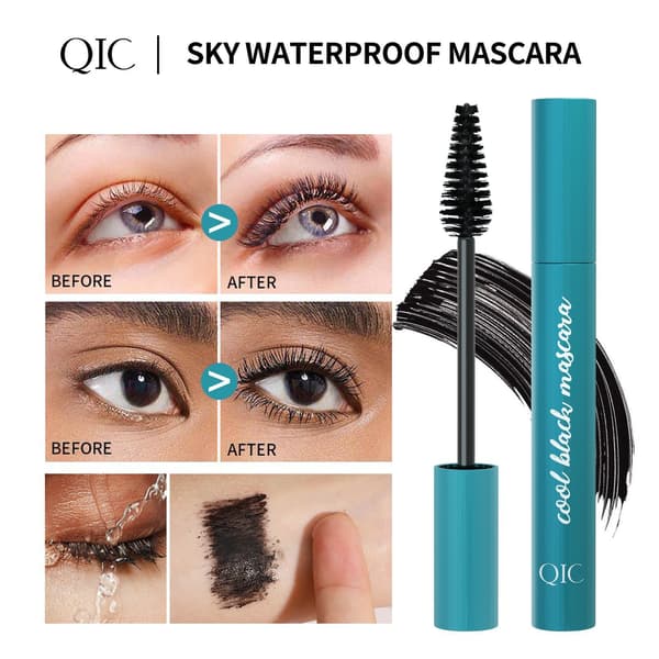 Liquid Extensions Mascara, Thick and Slim Waterproof Mascara, Smudge-Proof Mascara that Lasts All Day