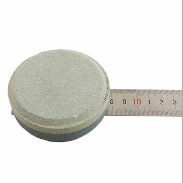 2 st dubbelsidig brynskiva snabb skärpningsverktyg hushållsbrynskiva utomhusbrynare (7,5x2,5 cm rund)