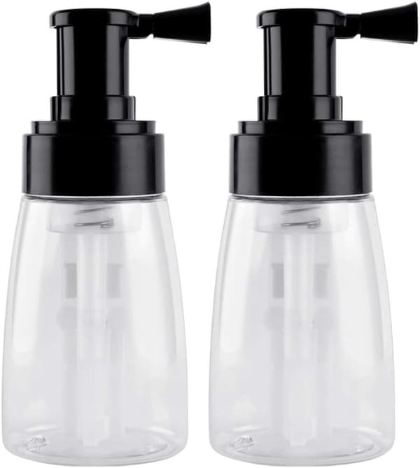 2 st sprayflaskor, påfyllningsbar hårfiberapplikator för frisörsalong, hem, skönhet (140 ml + 140 ml)