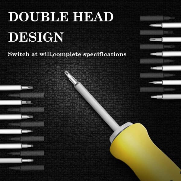 Premium 6-in-1 Screwdriver Set, Multifunctional Screwdriver, Small Household Screwdriver, Detachable Handle