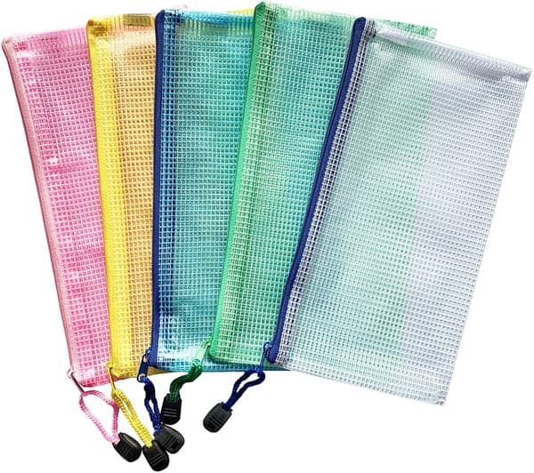 Extra tjocka A6-filpåsar, 10 st (A6-blixtlås) A610PCS