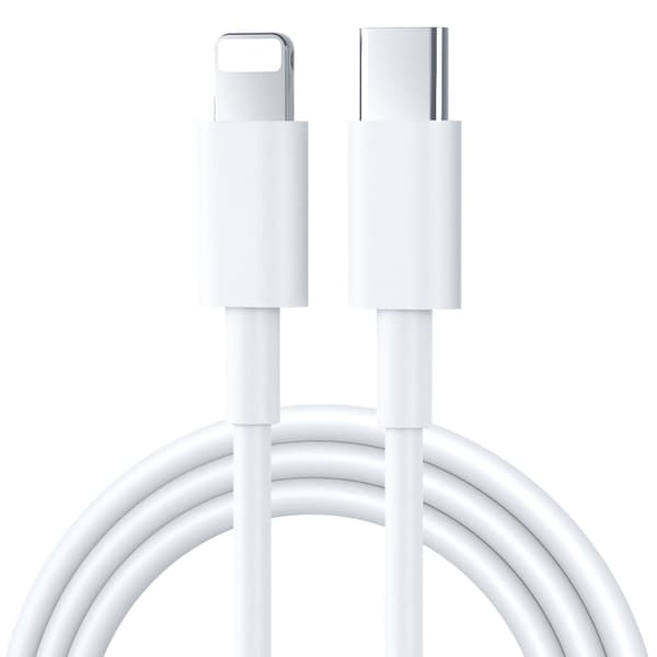 Snabb laddningsdatakabel 1 meter typ-c till Lightning lämplig för Apple iPhone laddare snabbladdningskabel