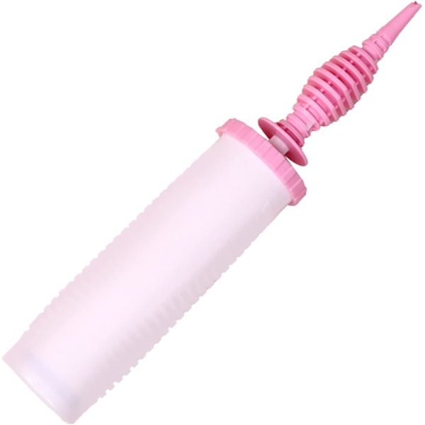 Håndholdt ballongpumpe toveis dobbel action - Blås opp ballonger uanstrengt med vår perfekte for fester og arrangementer (Rosa 1 stk) Pink 1 Piece