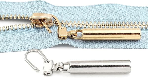 5 Pieces Metal Zipper Pulls, Detachable, Zipper Pull for Clothes Bag, Suitcase, Pendant, Accessories