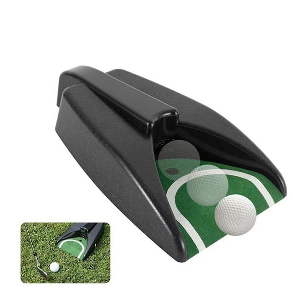 Automatisk puttingkopp for golf, golfreturmaskin for treningspraksis, hjemmeputtinghull for golf
