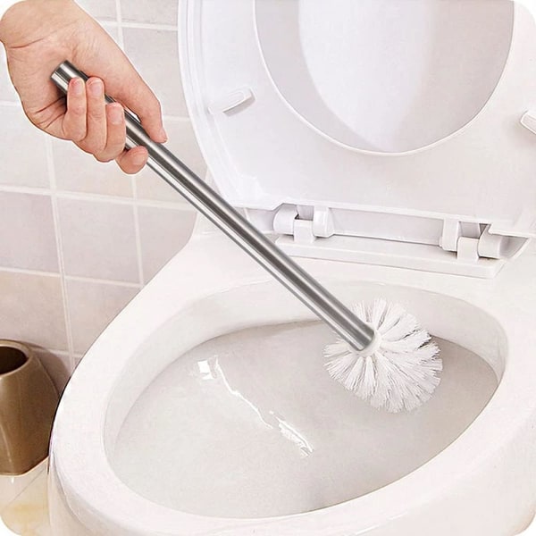 4 STK erstatnings toiletbørstehoved, holdbart (hvidt, 80 mm)
