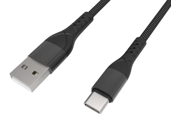 Stærk og holdbar USB-A til USB-C hurtig dataladekabel Ladekabel Synkronisering til smartphone og tablets