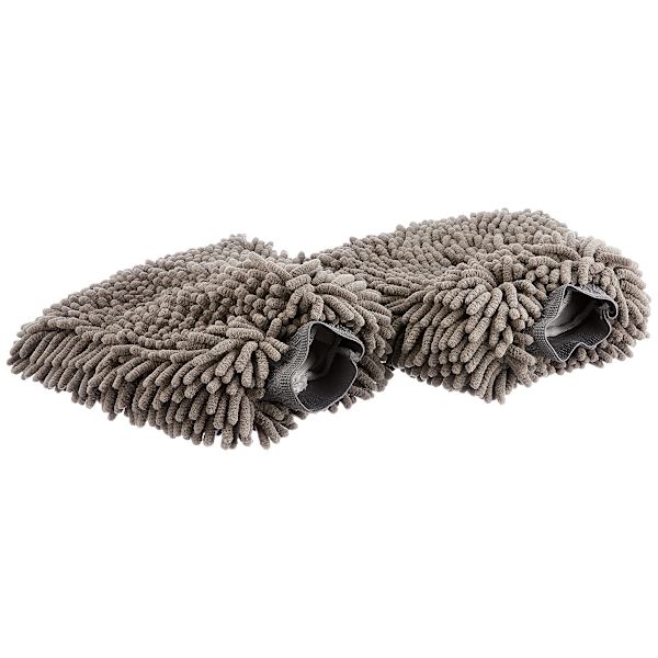 Biltvättshandske Handduk Mikrofiber 2-pack Mörkgrå 30x20cm