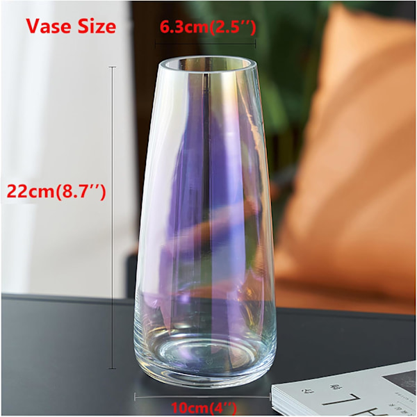 Ins Modern Glasvas Kristallklar Glasvas Clear 8.7x 2.5