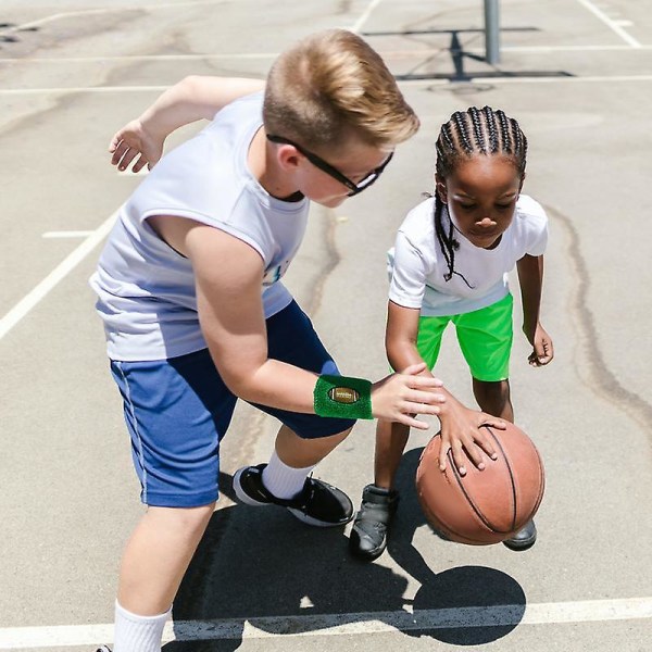 Barn Sport Armband Barn Handled Svettband Svettband Tillbehör för Basket Baseball Fotboll Fotboll Fitness