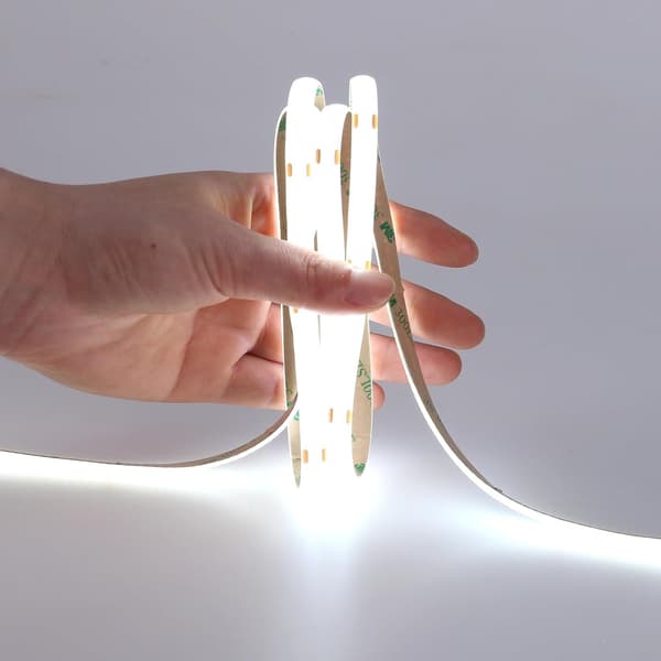 5V USB COB LED-remsa kall vit 6500K IP65 Vattentät CRI 93+ USB-driven 16 ft/5M 320LEDs/M Flexibla LED-stripljus