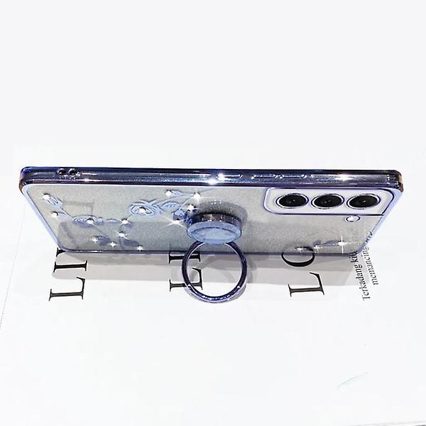 Etui til Samsung Galaxy S23 - 360 Ring Stand - Silikon - Etui Gradient Blå