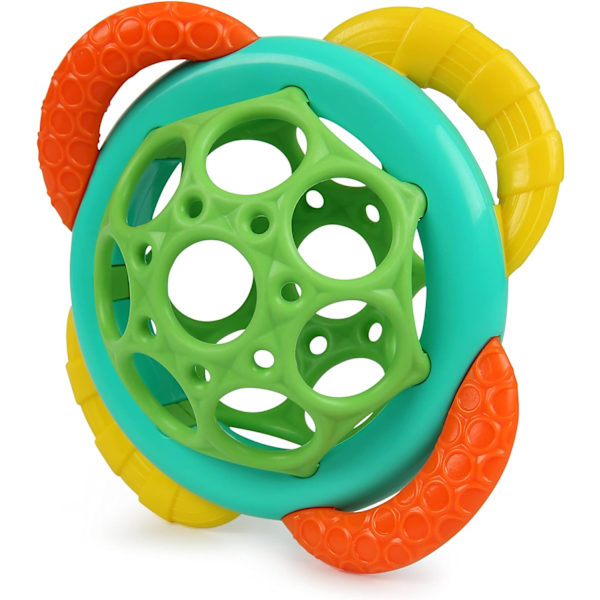 Oball Easy Grasp Shaker Rattle BPA-fri leksak för spädbarn Oball Grasp & Teether