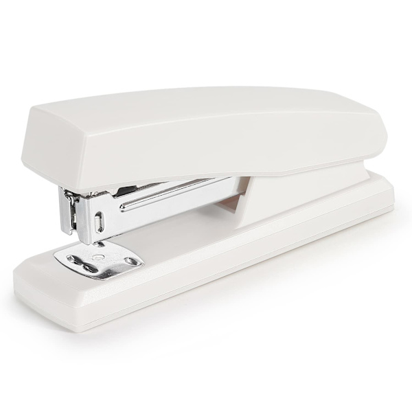 Tamaki stiftemaskin, kontorstiftemaskin, hvit stiftemaskin