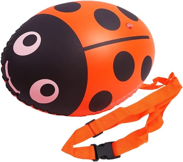 Visibility Buoy for Swimming, Safety Float, Ideal for Open Water Swimming and Training, Orange