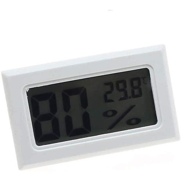Termo-hygrometer Mini bærbart termometer Hygrometer Innendørs fuktighetsmåler