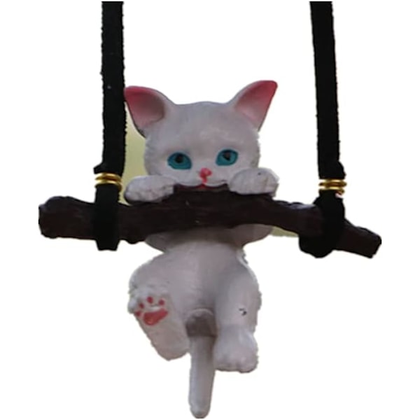 Keinutuva kissan auton riipuskoriste Söpö anime-tarvikkeet Ripustus auton sisustukseen Auton taustapeilin riipus Autokoristetarvikkeet Tai Ecute Cat