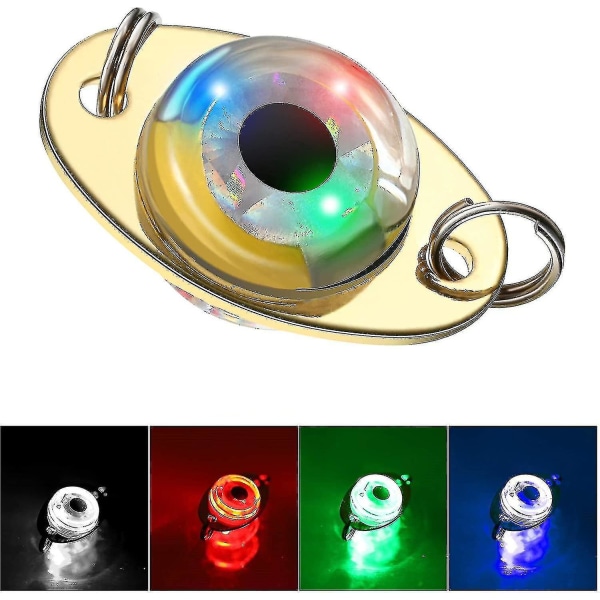 10 stk. LED Fiske Lokkemad Fiskeskeer Lysende Agn Blink (Farvet Lys)