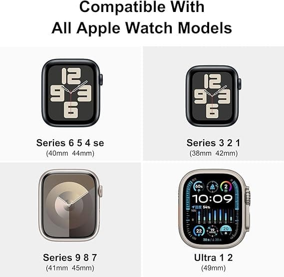 Armbåndsstik, erstatningsled til Apple Watch 38/40/41mm 10-pak (guld)