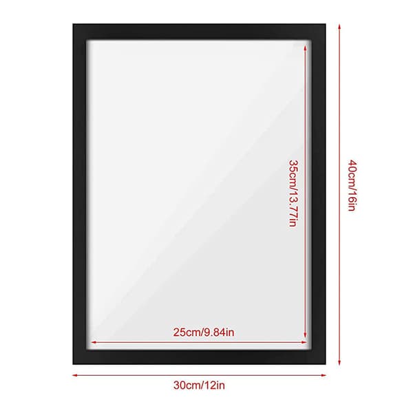 2-pack - Diamantmålningsram - med magnetram 30x40cm, innerstorlek 25x35cm