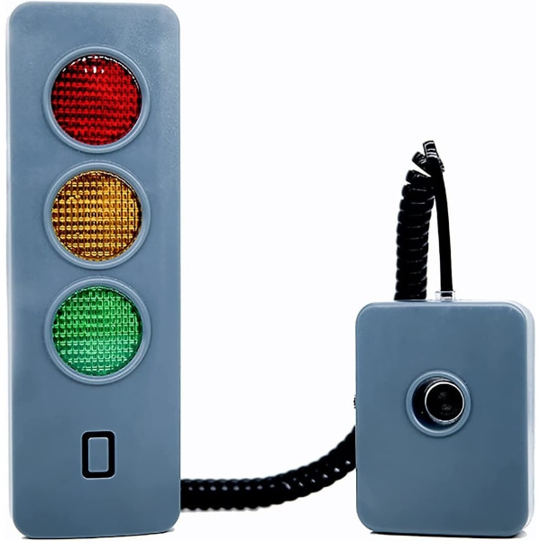 Garage parkeringsassistent, LED parkeringsassistent alarm, garage parkeringshjælpsensor, LED stop skilt kofanger sensor med justerbar højde, batteridrevet, vægmontering