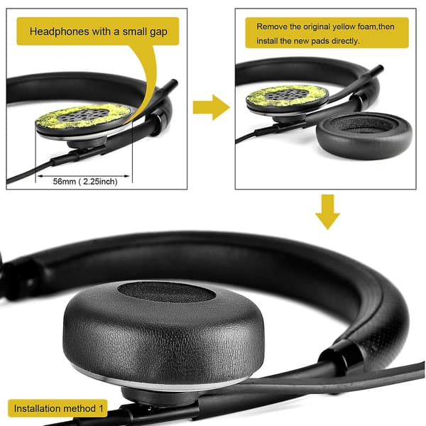 Ørepuder Ørepuder til Plantronics W440 Headset Pude Reparationsdele