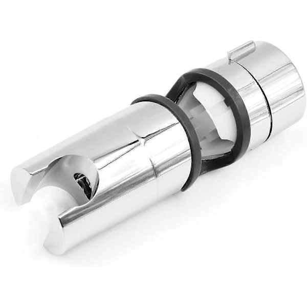 Utskiftbar håndholdt dusjhodeholder, krom ABS dusjhodeholder, 18-25MM 360 justerbar diameter (sølv)