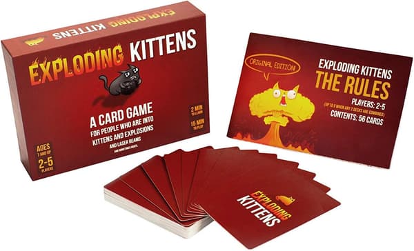 Exploding Kittens - A Russian Roulette Card Game, Card Game for Adults, Teens, and Kids - 2-5 Players