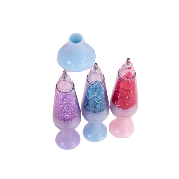 Diamantpen diamantmaleriværktøj 5D diamantmaling med diamant lilla