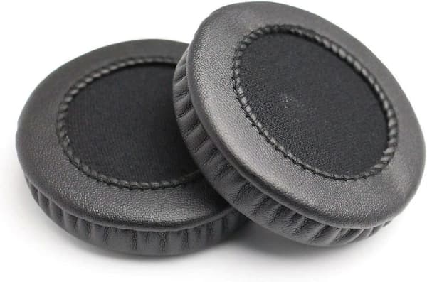 1 par runda öronkuddar 75mm Universal Ersättningsöronkuddar