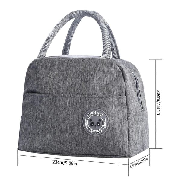 2-pack 6L Isolerad Lunchväska Termiska Picknickväskor Vikbara Kylväskor Bärbar Lunchlåda Väska Hållare Kylväska för Män Picknick Skola Kontor Arbete