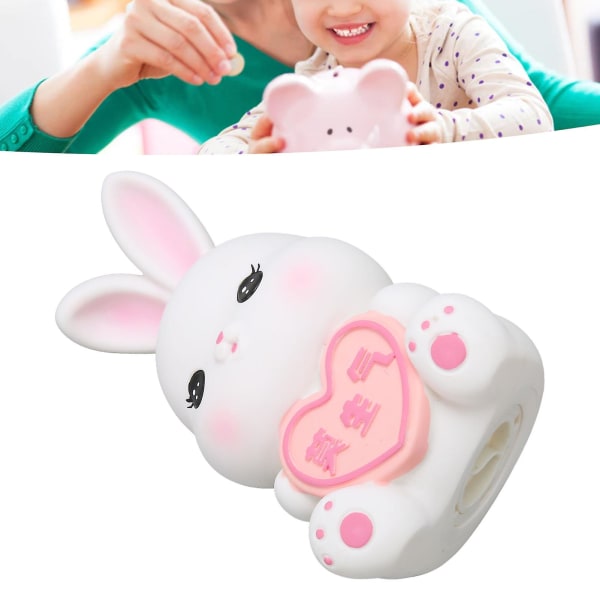 Rabbit Piggy Bank Søt Splintsikker Mynt Bank Bitrthday Gift For Home Soverom Dekorasjon