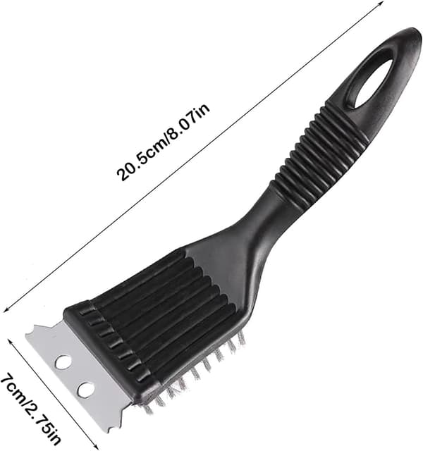 BBQ Grill Brush Grill Kitchen Non-Scratch Cleaning Brush Scraper Remover Cleaner