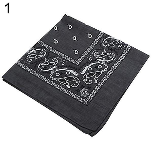 Dame Mænd Hårbånd Hiphop Sports Hovedbeklædning Firkantet Hovedtørklæde Bandana 55x55cm