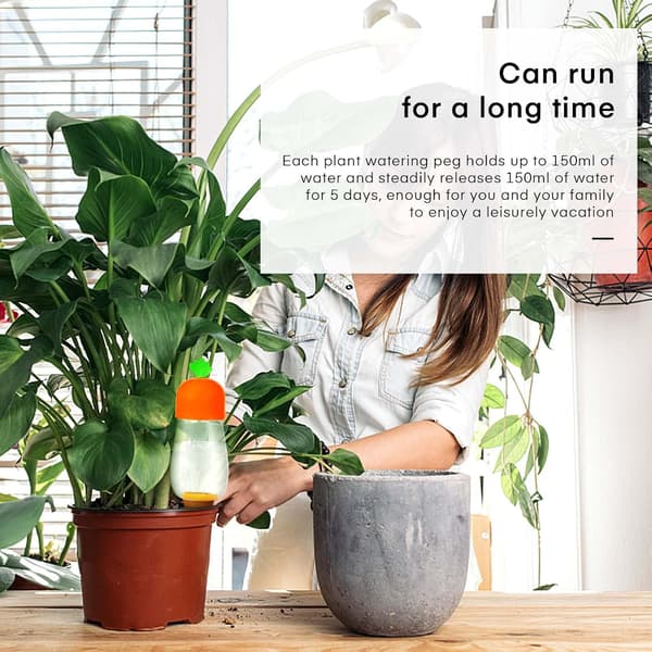 Self-Watering Planter Insert, 2 Pcs Plant Watering Devices Self-Watering Spikes, Plant Watering Inserts