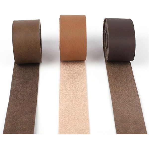 Microfiber Leather Strap 2 Meter Long for Arts & Crafts Projects Clothing Jewelry Wrapping Tools brown