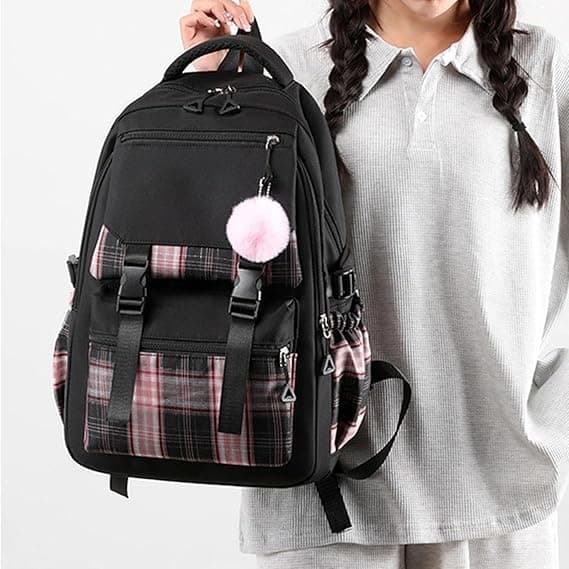 College Campus School Bag Women Korean Version School Backpack Decompression Girls School Bag Junior Shoulder Backpack