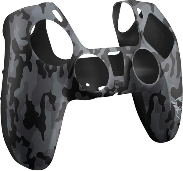 PS5 Controller Skin, Non-Slip Silicone Protective Case for DualSense Wireless Controller PlayStation 5 - Camouflage Pattern Black