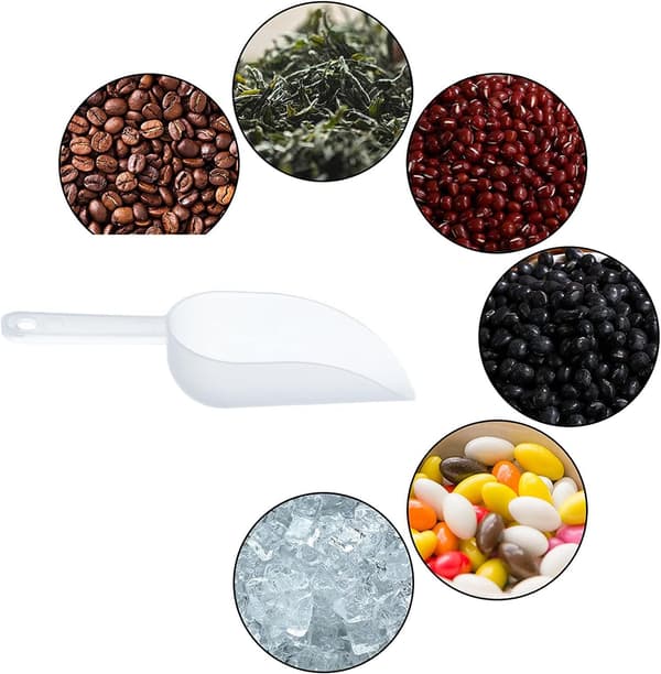 Plastic Multifunctional Cereal Scoop Ice Scoop Kitchen Ice Scoop Rice Scoop Flour Sugar Scoop Small Scoop