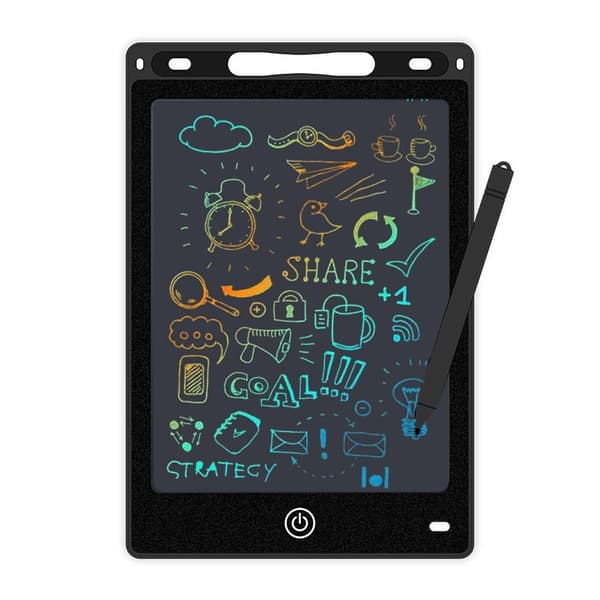 12 tommers digital skrivebrett, slettbart bærbart graffiti LCD-skrivebrett, lyseblå