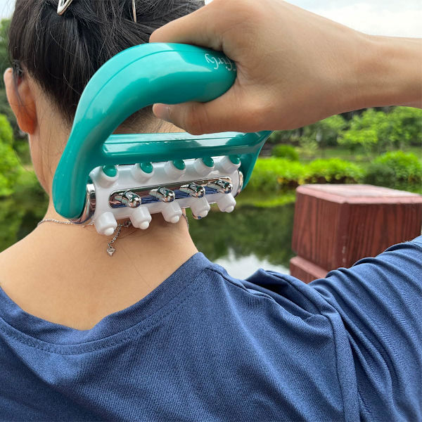 Anti-cellulittmassasjer Fascia Release og Muskelmassasjerulle Mini Triggerpunkt Dypvev Myofascial Release Verktøy Kroppsmassasjer for Menn og Green