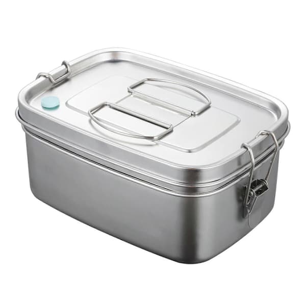 304 rustfritt stål Termisk Matboks Bento-Dobbelt Lag