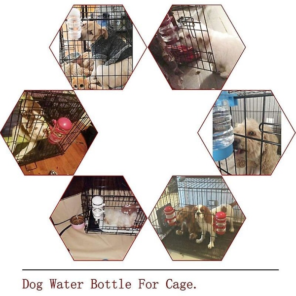 Kæledyrsvandfontæner Hundevanddispenser Hundekedel Katteflaske med vand