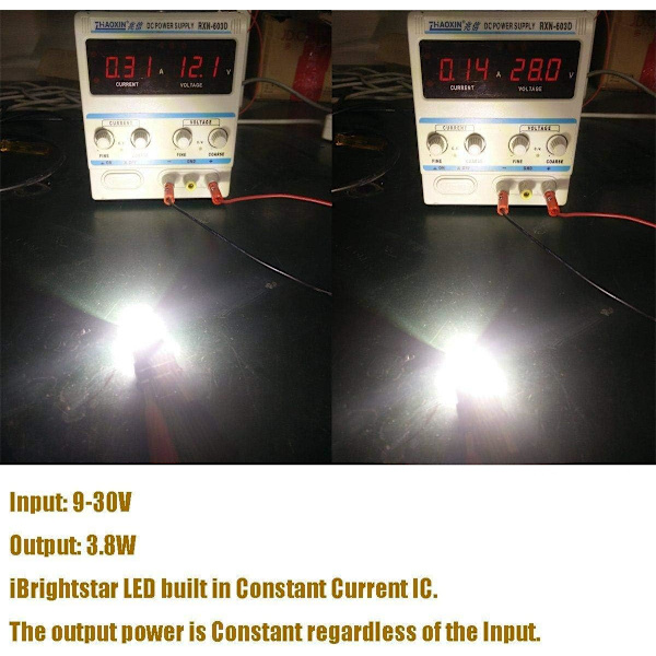 Nyeste 9-30V Super Bright Low Power 3157 4157 3057 3156 LED-pærer med projektorerstatning til baklys og baglygter til parkering Xenon White