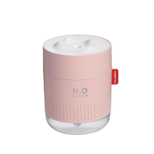 500 ml rosa mini luftfuktare för baby, utan batteri, bärbar luftfuktare för hemmet, tyst luftfuktare för kontors-USB i sovrummet, automatisk avstängning