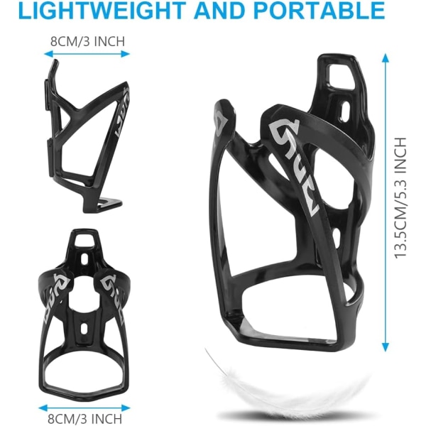 Cykel Vandflaskeholder, 2 stk. Plast PC Cykel Vandflaskeholder, Cykel Kopholder, Cykel Flaskeholder til Landevejscykel og Mountainbike, #6 Type B #2 Bicycle Holder