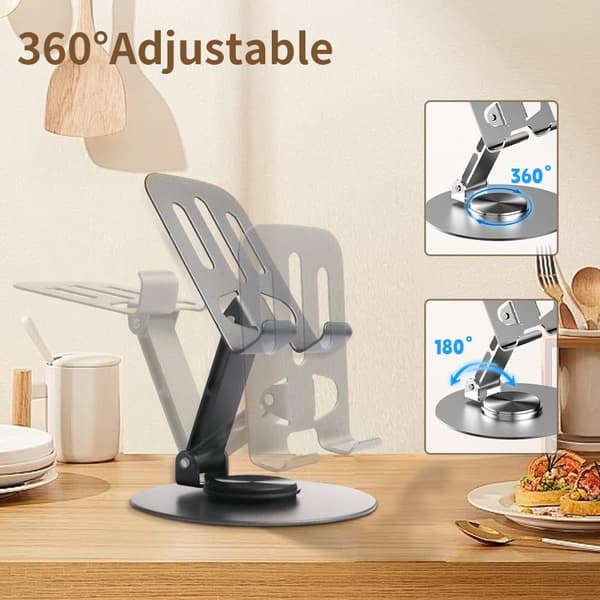 2 stk. Mobilholder Sammenleggbart Bord Sammenleggbar og Multi-Vinkel