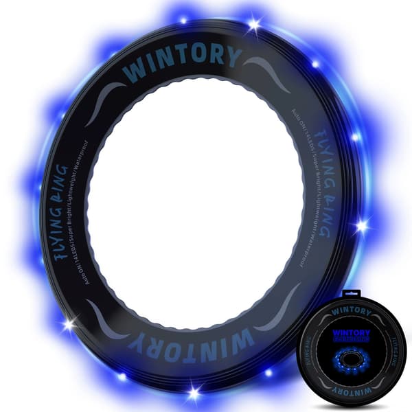 Flying Ring - 16 Million Colors RGB or 12 LEDs, Super Bright, Lost Mode, Automatic Lighting, Safe & Soft