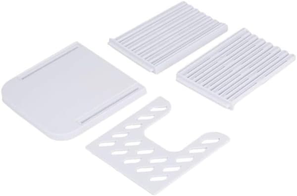 Adjustable Foldable Toaster Cutter for Homemade Bread, Plastic Bread Slicing Mold for Slicing Bread