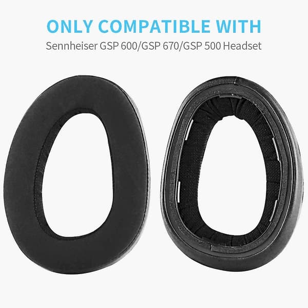 Hodetelefoner Øreputer for GSP600 500 Headset Øreputer Ermer Erstatninger